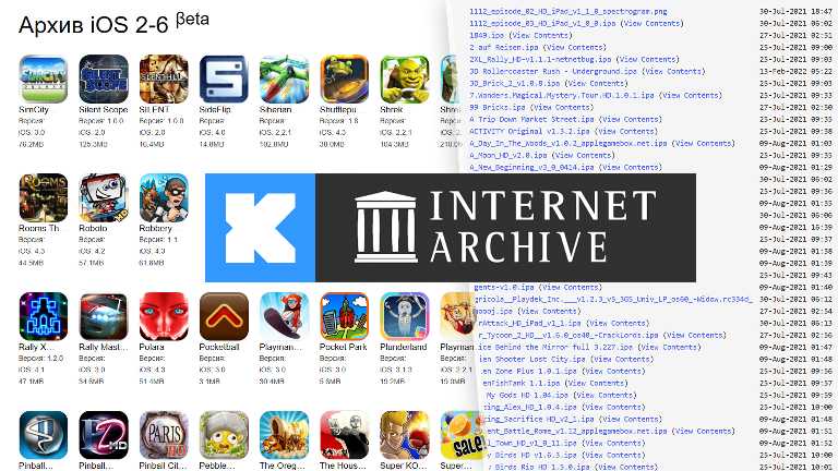 Архив iOS 2-6 на iКлассике. Что это такое и для чего он создан