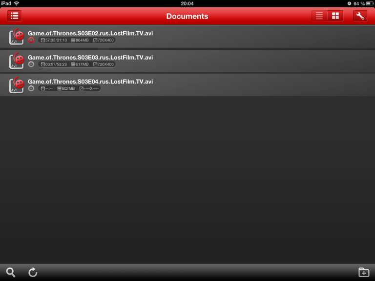AVPlayerHD for iPad