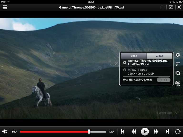 AVPlayerHD for iPad
