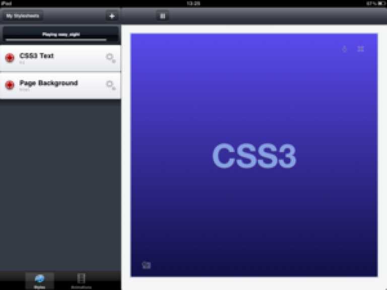 CSS3Machine for iPad