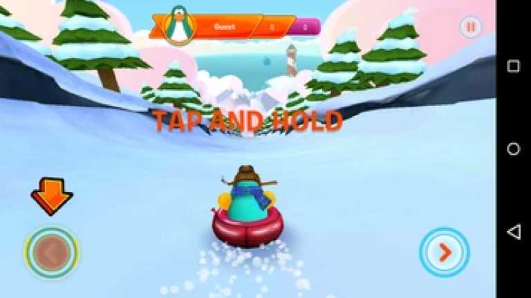 Club Penguin Sled Racer