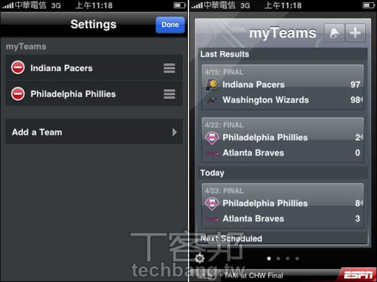 ESPN Score Center