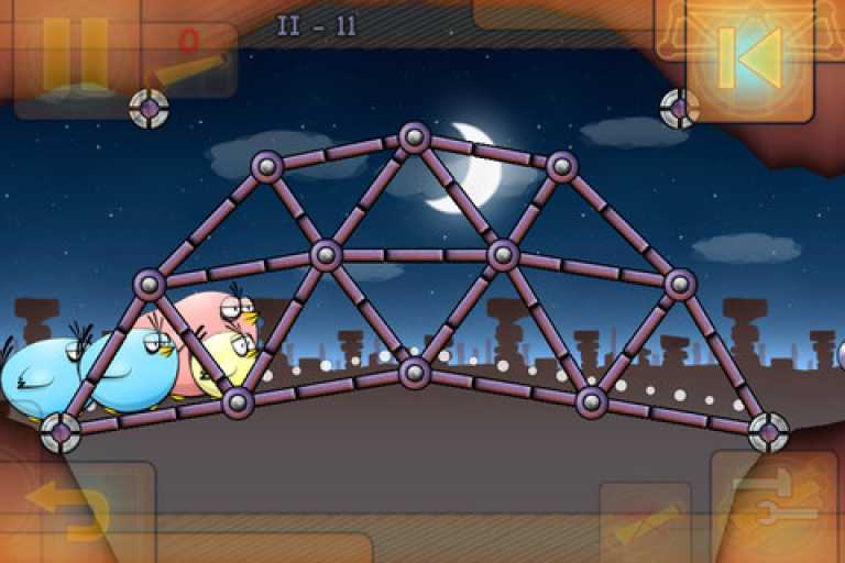 Fat Birds Build a Bridge! HD