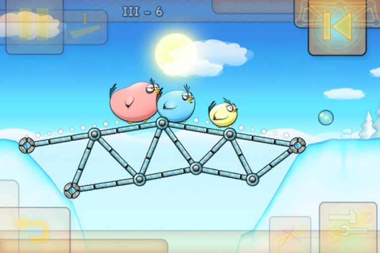 Fat Birds Build a Bridge! HD
