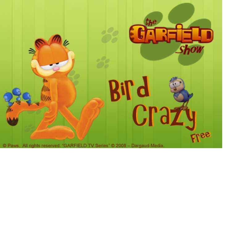 Garfield Bird Crazy Free