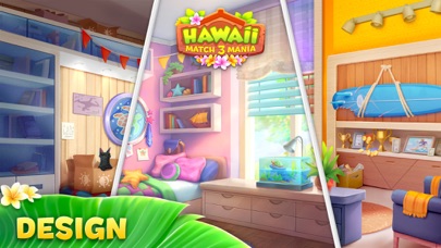Hawaii Match-3 Mania: My Villa