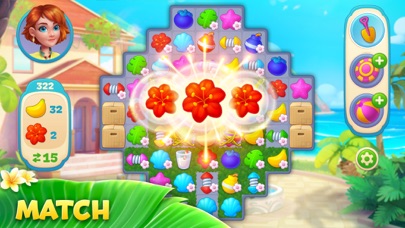 Hawaii Match-3 Mania: My Villa
