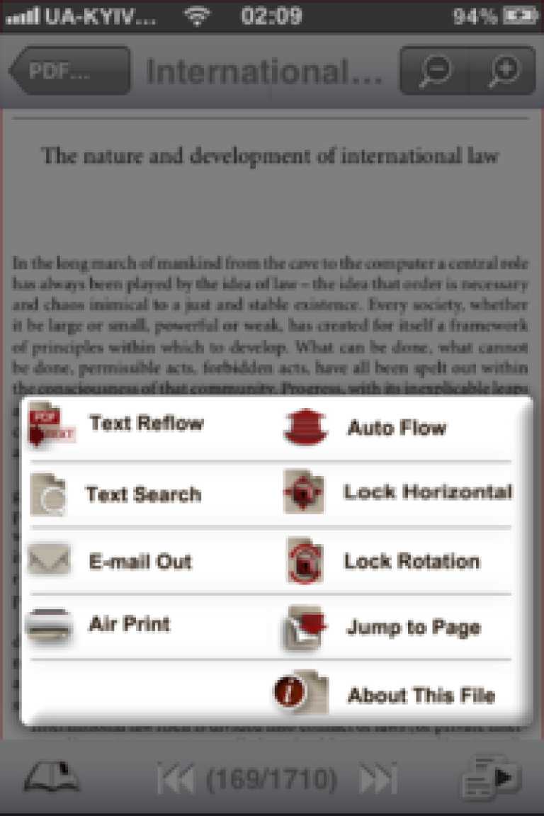 PDF Reader - iPhone Edition