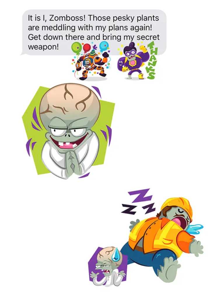 Plants vs Zombies Stickers