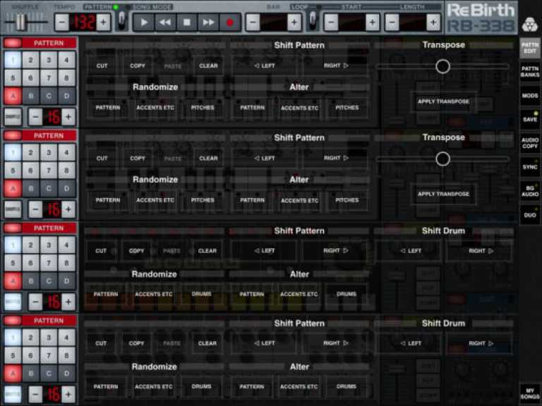 Rebirth for iPad