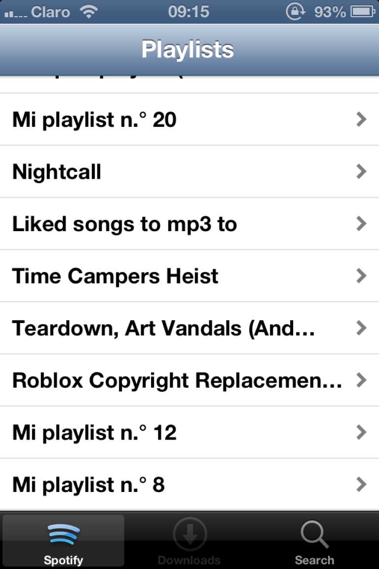 Fox Music (клиент Spotify для iOS 6)