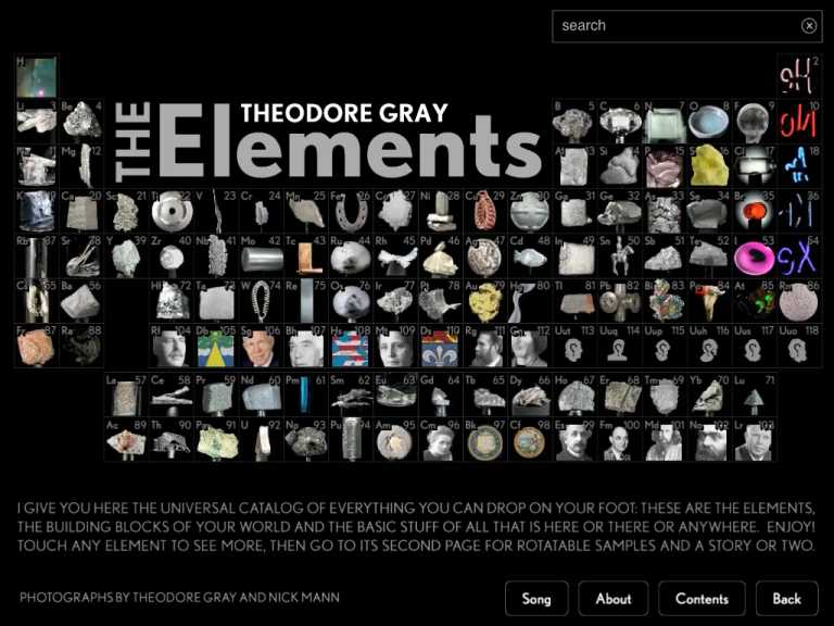 The Elements for iPad