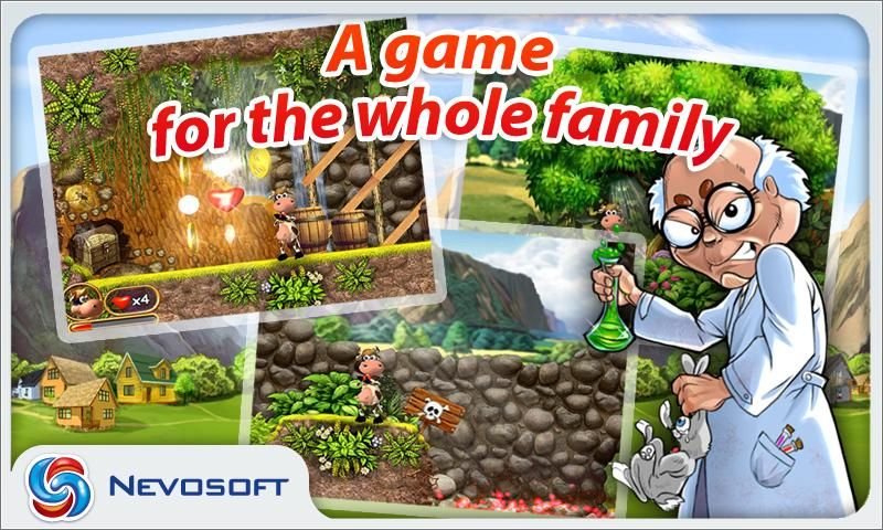 Supercow: funny farm arcade platformer HD