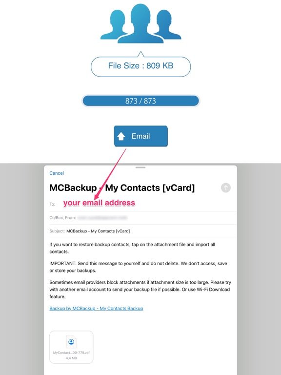 My Contacts Backup