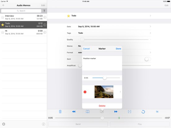 Audio Memos - The Voice Recorder