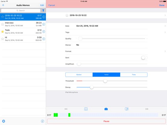 Audio Memos - The Voice Recorder