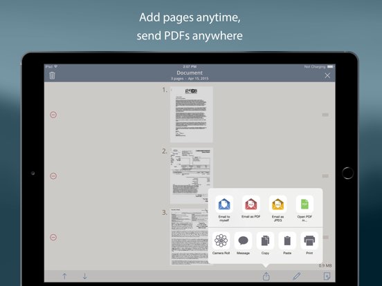 TurboScan: quickly scan multipage documents into high-quality PDFs