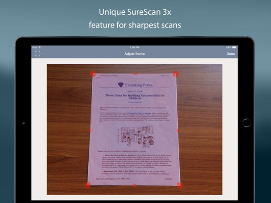 TurboScan: quickly scan multipage documents into high-quality PDFs
