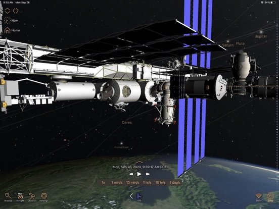Luminos - Astronomy simulator for iPad