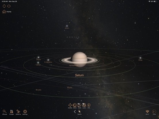 Luminos - Astronomy simulator for iPad