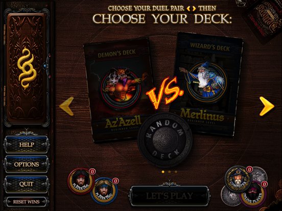 Demons vs. Wizards - Magic Card & Dice Game