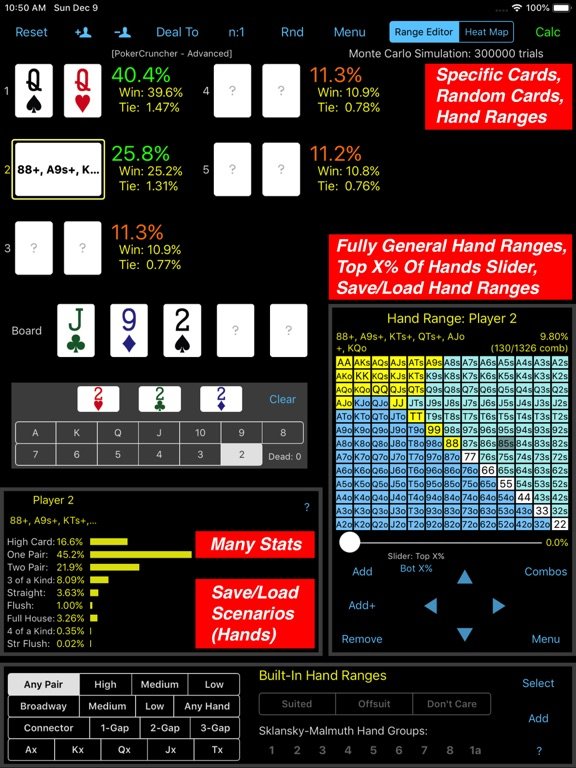 PokerCruncher for iPad - Advanced Odds