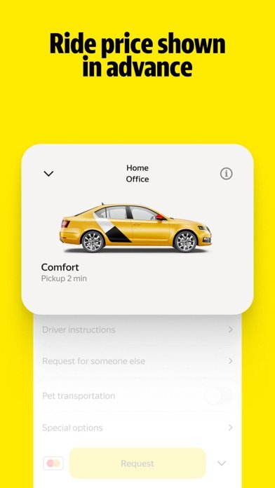 Yandex Go: Taxi Food Delivery