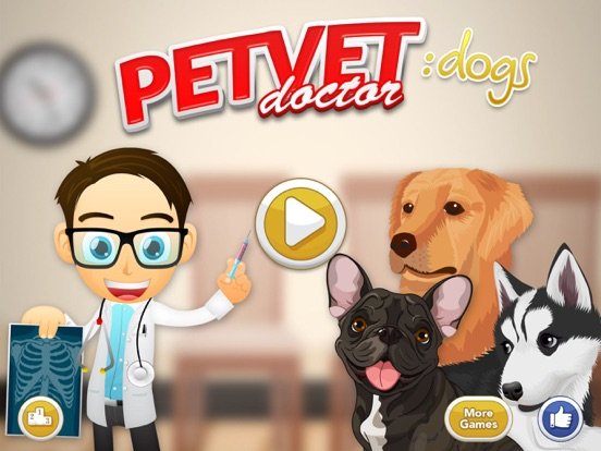 Dog Games: Pet Vet Doctor Care