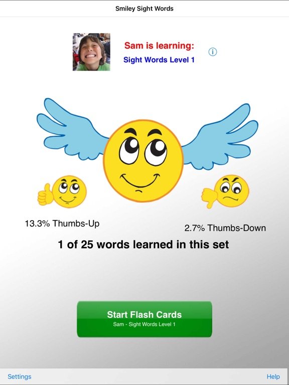 Smiley Sight Words