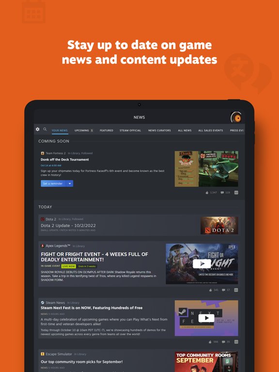 Steam Mobile