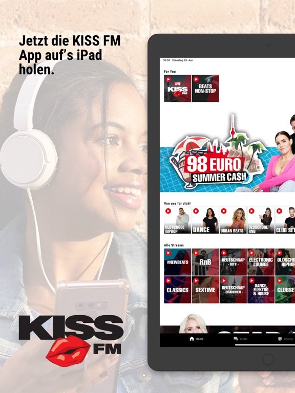 KISS FM Streaming Player