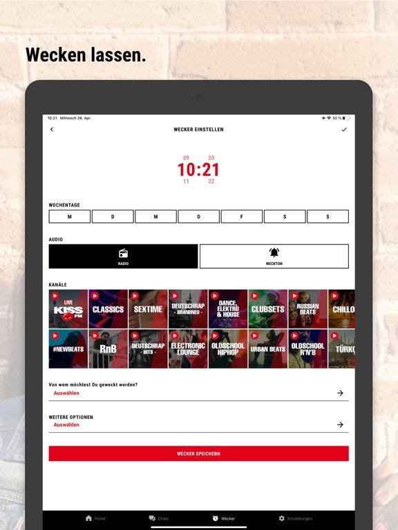 KISS FM Streaming Player