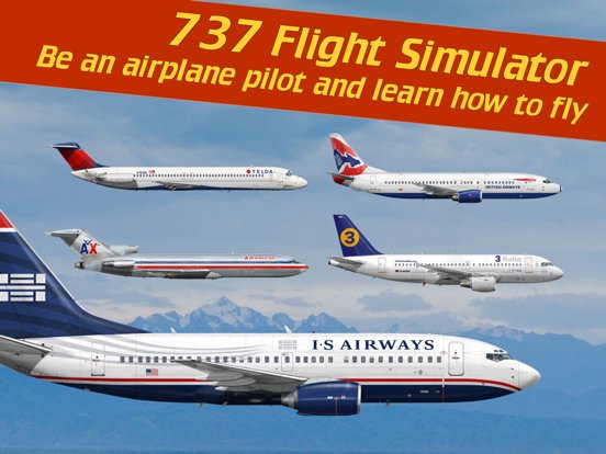 737 Flight Simulator - Be an airplane pilot & fly!