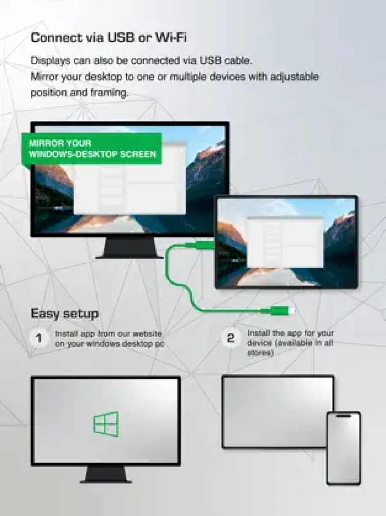 spacedesk - USB-дисплей для ПК